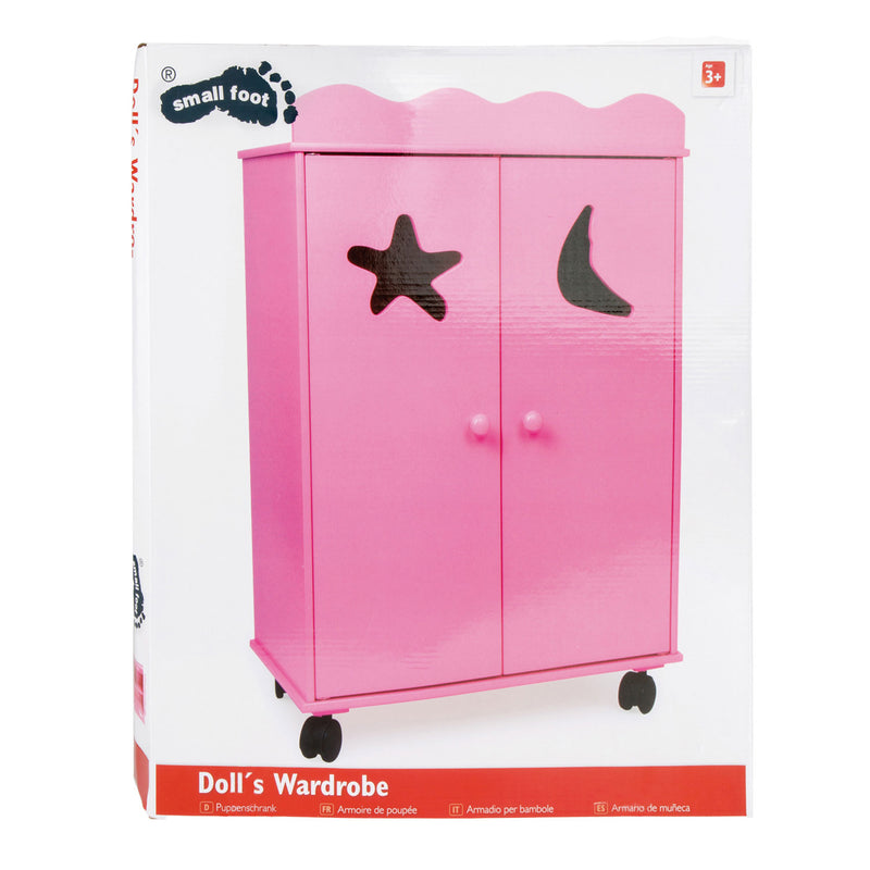 Chargez l'image dans la visionneuse de la galerie, Small foot - houten poppen kledingkast roze

