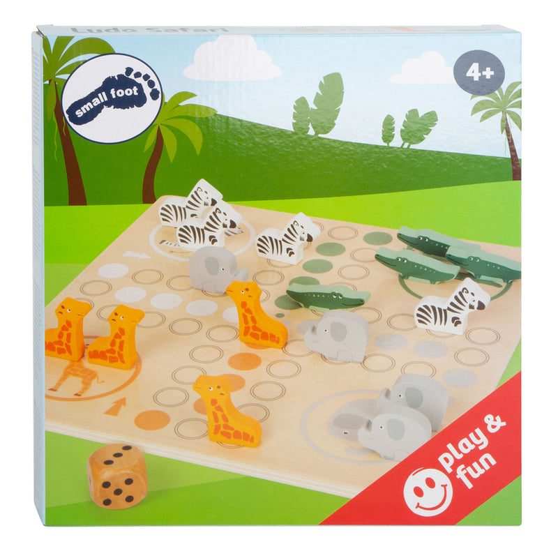 Afbeelding laden in galerijviewer, Small foot - houten ludospel safari
