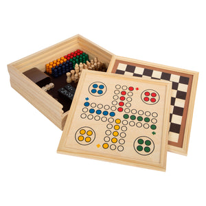 Small foot - houten spellen 7 klassiekers in opbergkist