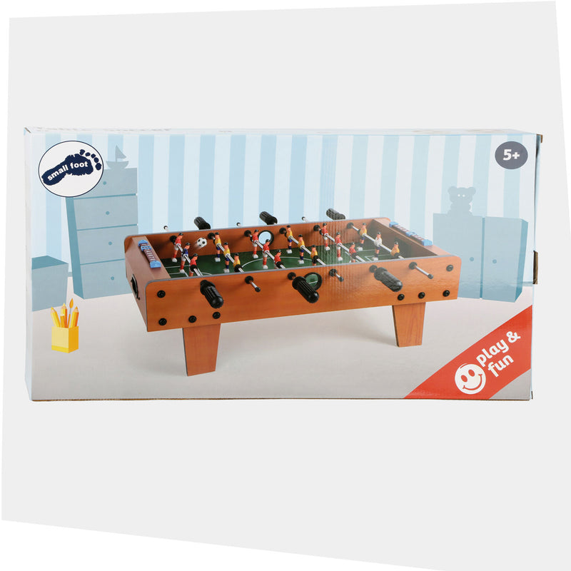 Afbeelding laden in galerijviewer, Small foot - houten tafelvoetbal bruin klein
