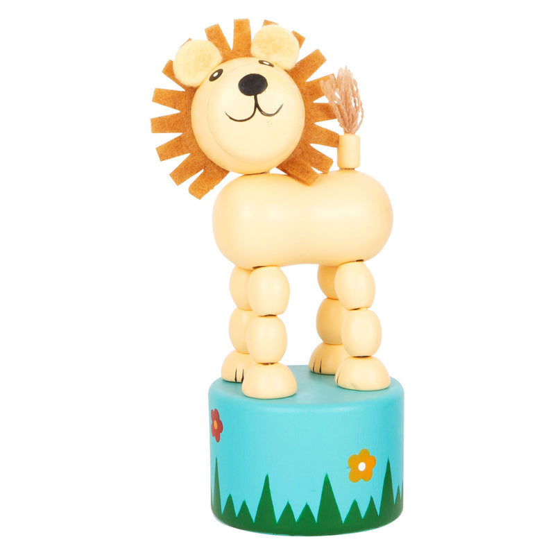 ギャラリービューアに画像をロードする, Small foot - houten drukfiguur wilde dieren, set van 6
