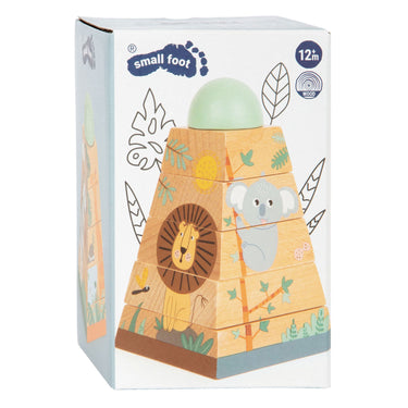 Small foot - stapeltoren safari, 6dlg.