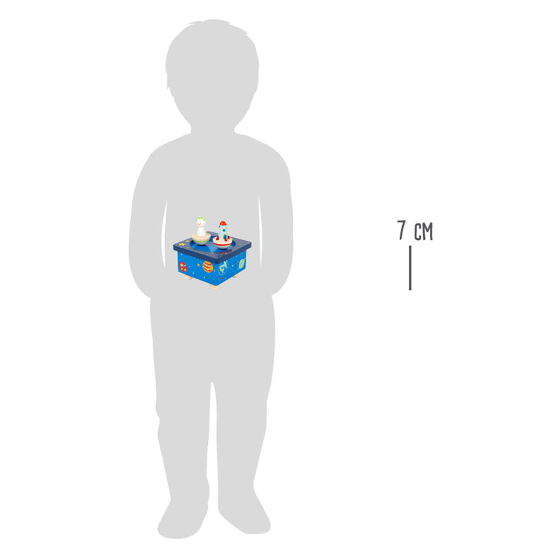 Load image into Gallery viewer, Small Foot Houten Muziekdoos Ruimtevaart
