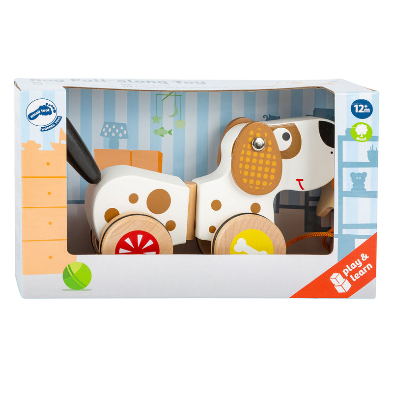 Chargez l'image dans la visionneuse de la galerie, Small foot - houten trekfiguur hond
