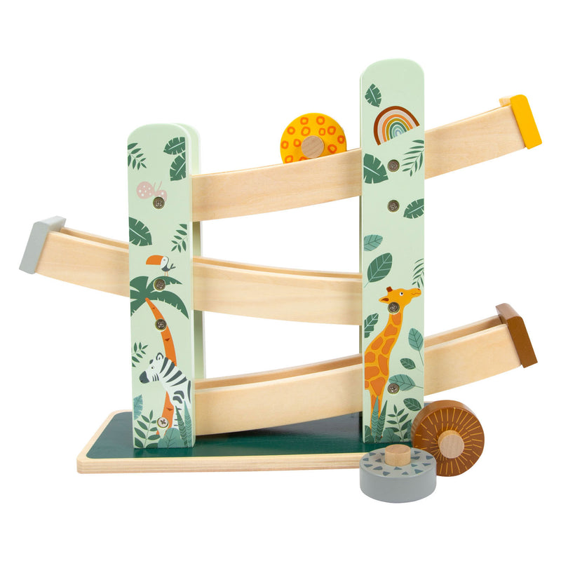 Load image into Gallery viewer, Small foot - houten knikkerbaan safari, 4dlg.
