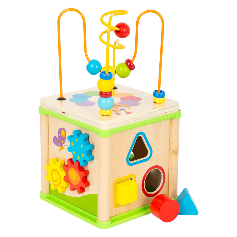 ギャラリービューアに画像をロードする, Small foot - houten activiteiten motoriek spiraal 5in1
