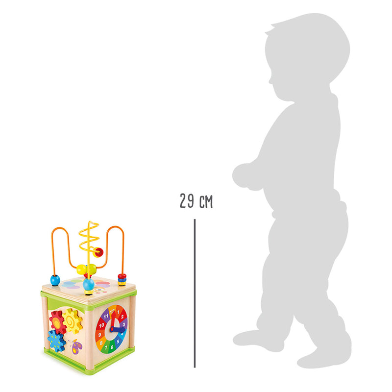 ギャラリービューアに画像をロードする, Small foot - houten activiteiten motoriek spiraal 5in1
