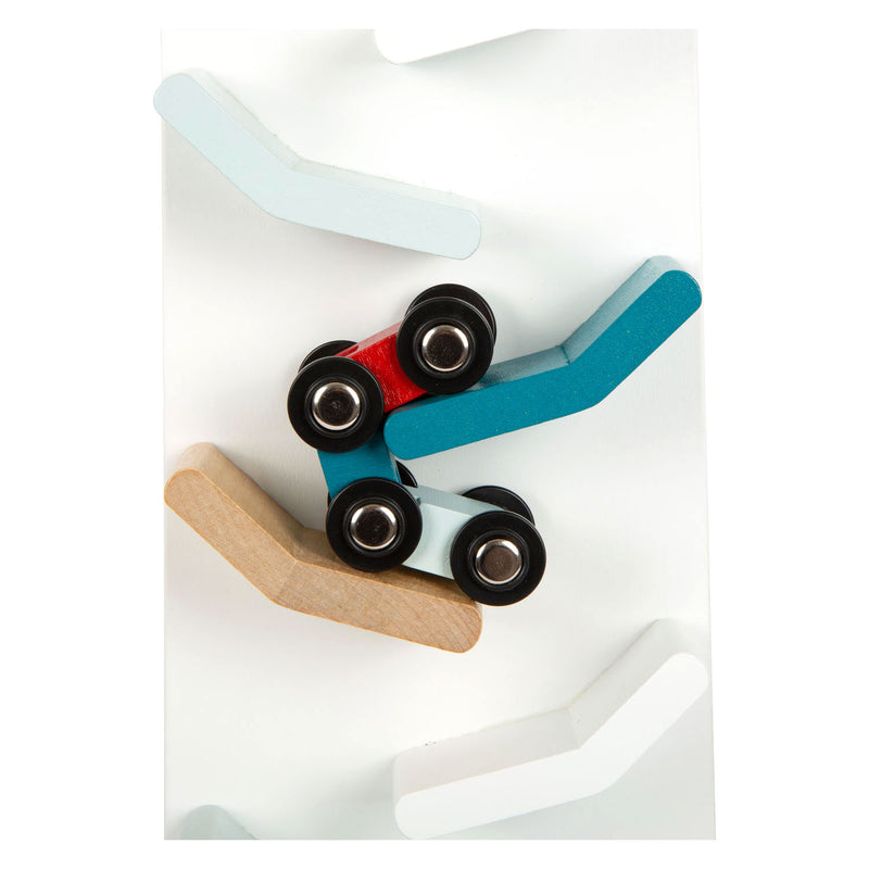Afbeelding laden in galerijviewer, Small foot - houten autobaan toren met auto's, 3dlg.

