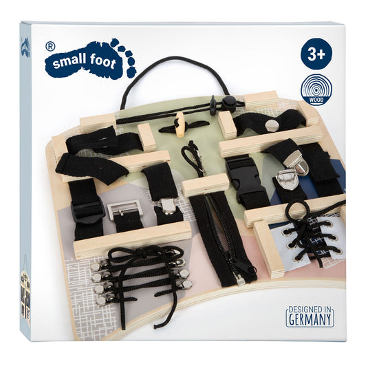 Small foot - houten activiteitenbord vergrendelingen en verbindingen