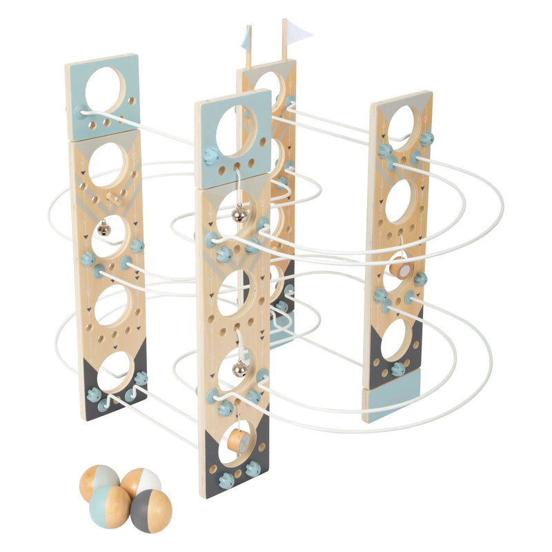 Load image into Gallery viewer, Small foot - houten modulaire knikkerbaan
