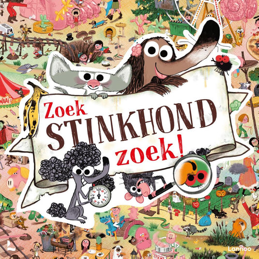 Terra lannoo bordspel stinkhond zoekspel voor kinderen en familie.