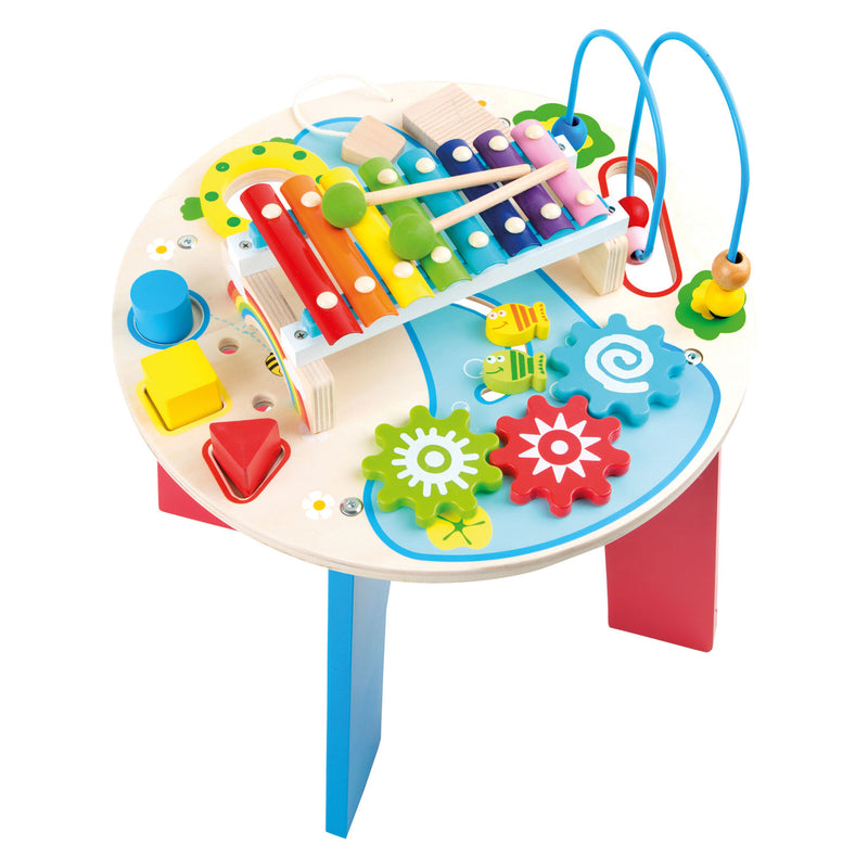 Load image into Gallery viewer, Small foot - houten activiteiten en muziektafel 2in1
