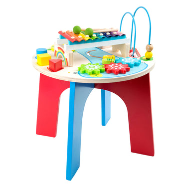 Small foot - houten activiteiten en muziektafel 2in1