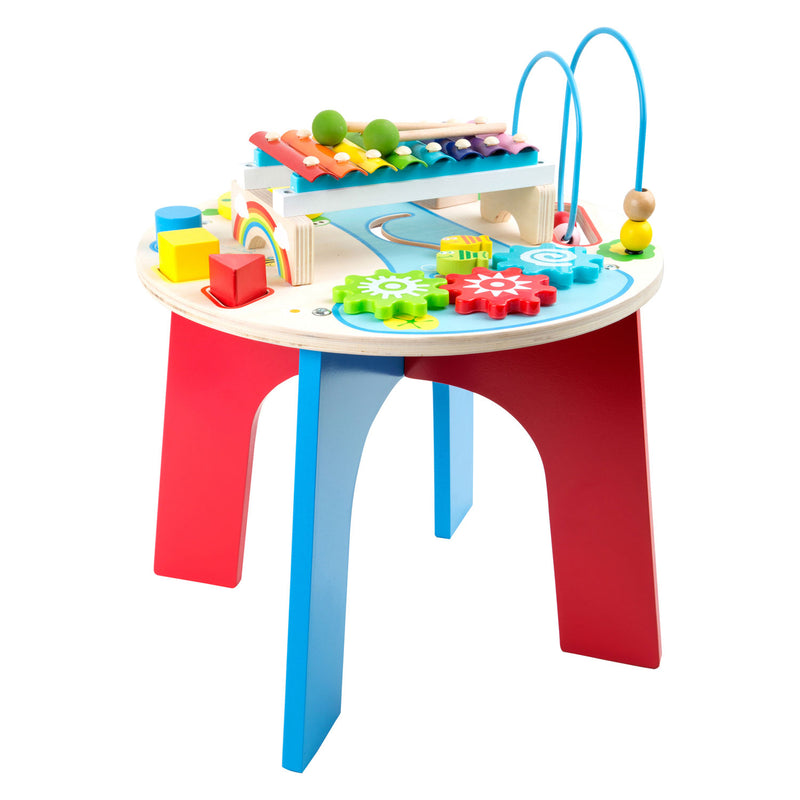 Load image into Gallery viewer, Small foot - houten activiteiten en muziektafel 2in1
