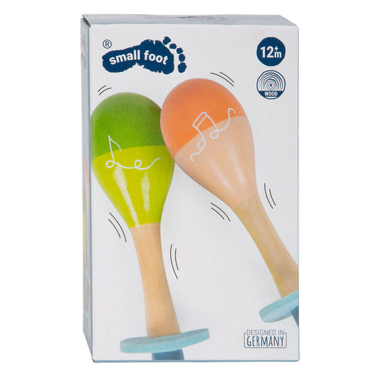 Small foot - houten maracas groovy beats