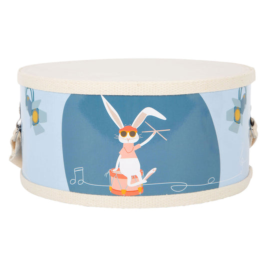 Small foot - houten trommel groovy beats met stokken, 3dlg.