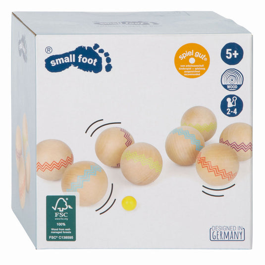 Small foot - houten jeu de boules, 9dlg.