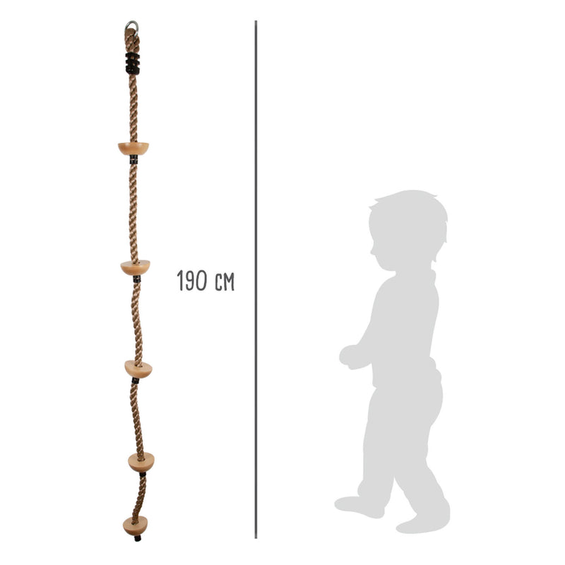 Afbeelding laden in galerijviewer, Small foot - klimladder met houten opstapjes, 190cm
