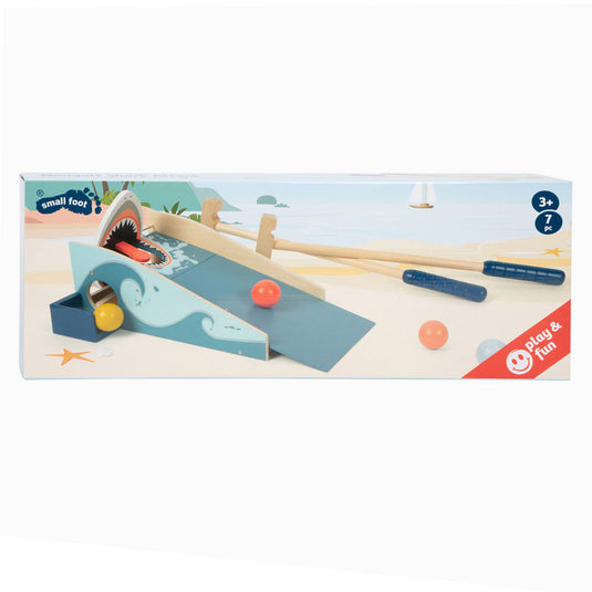 Small foot - houten mini golf haaienaanval, 7dlg.