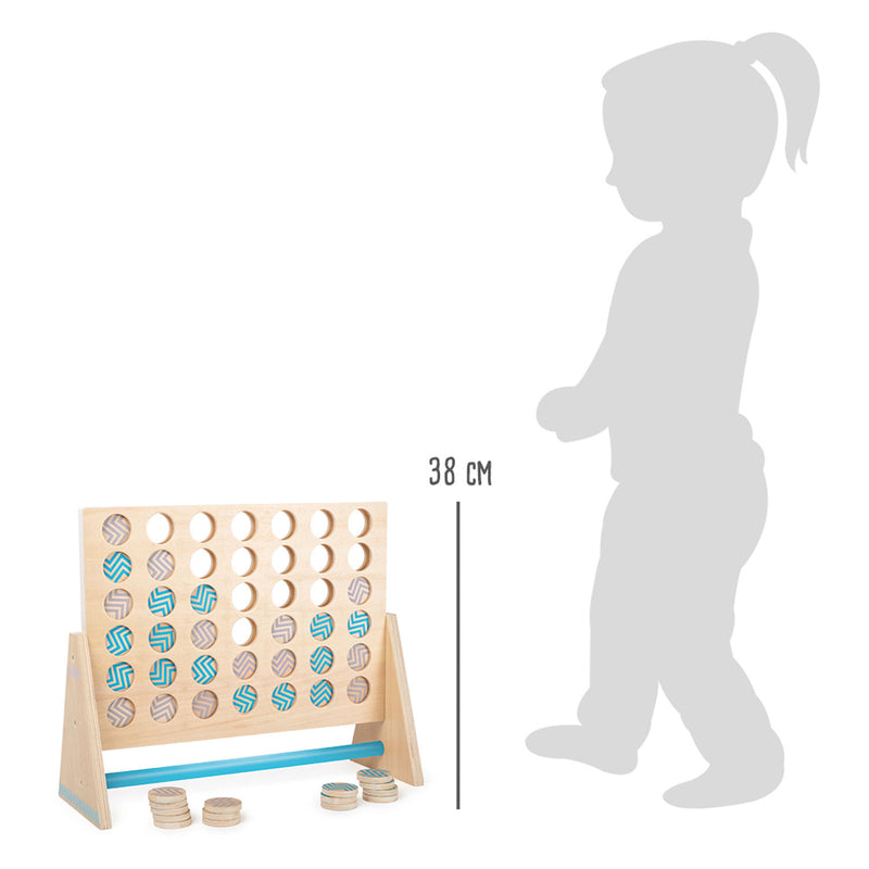 Afbeelding laden in galerijviewer, Small foot - houten spel four in a row xxl, 43dlg.
