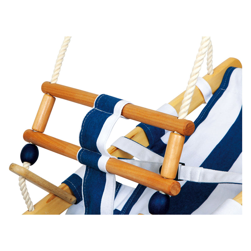 Load image into Gallery viewer, Small foot - houten peuterschommel marineblauw, 120cm
