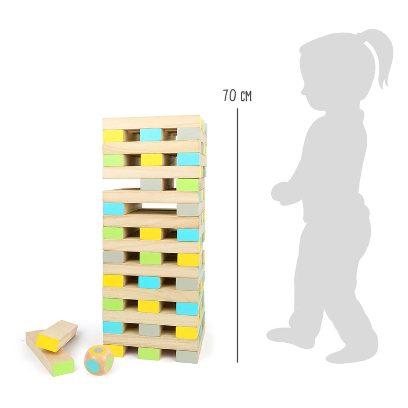 Afbeelding laden in galerijviewer, Small foot - houten wiebeltoren balansspel xxl
