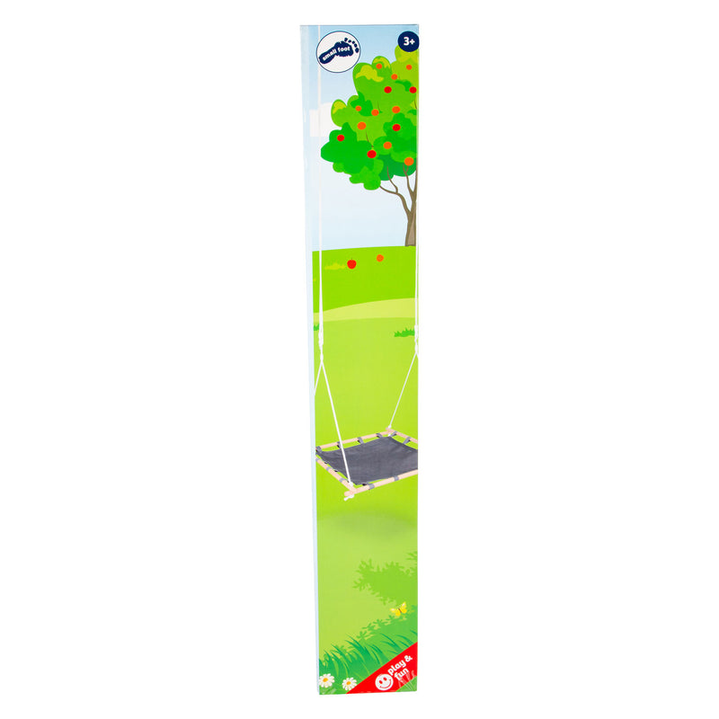 Load image into Gallery viewer, Small foot - nestschommel met houten frame, 100x100cm
