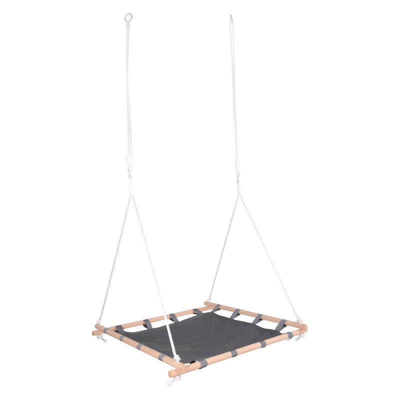 Load image into Gallery viewer, Small foot - nestschommel met houten frame, 100x100cm
