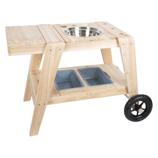 Small foot - houten modderkeuken compact