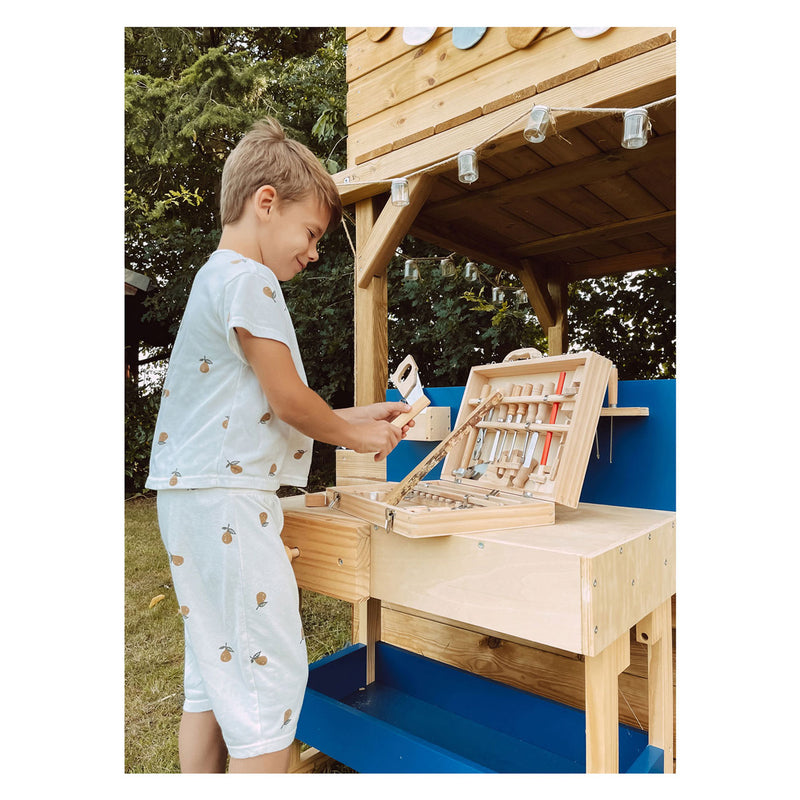 ギャラリービューアに画像をロードする, Small foot - houten gereedschapskist deluxe met gereedschap, 28dlg.
