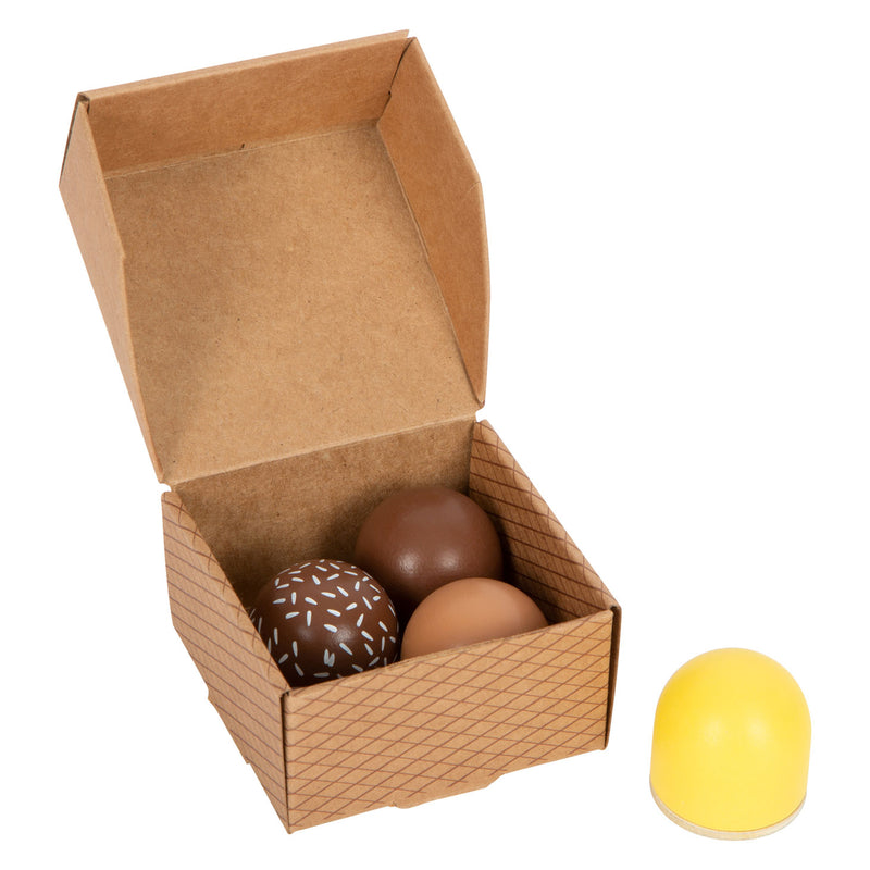 Load image into Gallery viewer, Small Foot Houten Speeleten Marshmallows, 4dlg.
