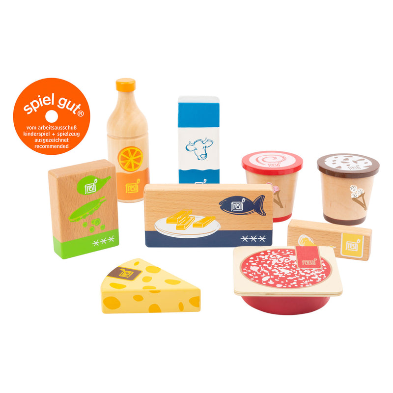 Afbeelding laden in galerijviewer, Small foot - houten speeleten koude en bevroren producten, 9dlg.
