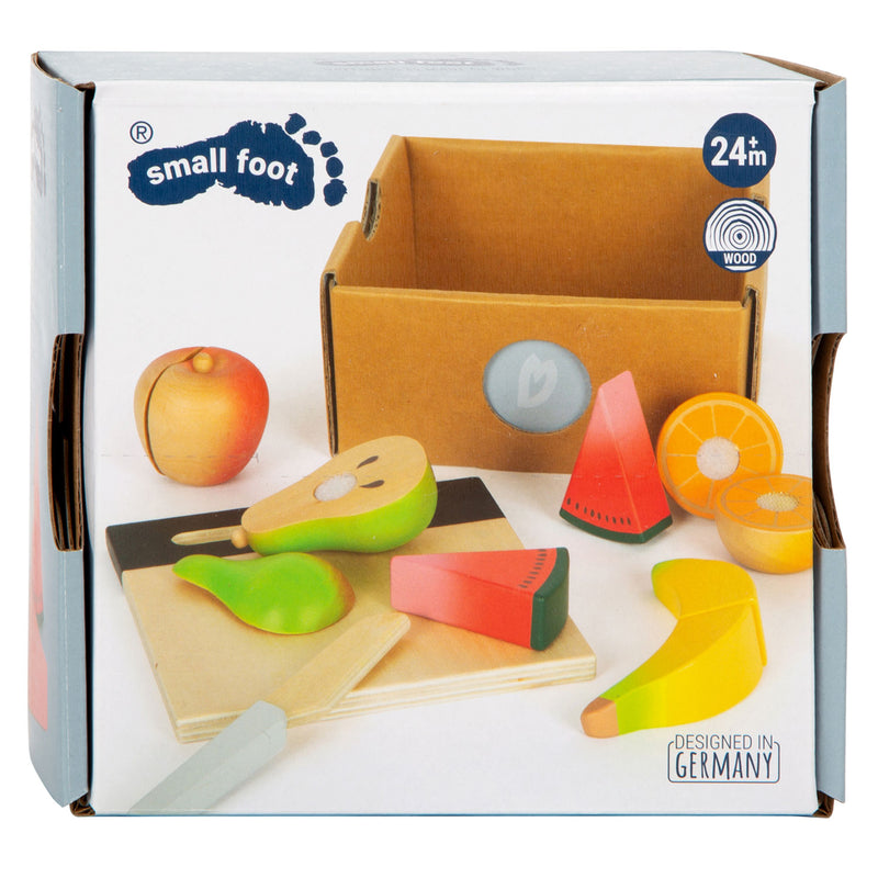 Load image into Gallery viewer, Small foot - houten snij- en speeleten fruit set, 13dlg.

