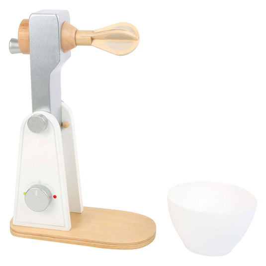 Small foot - houten mixer wit