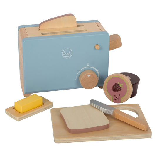 Small foot - houten broodrooster set