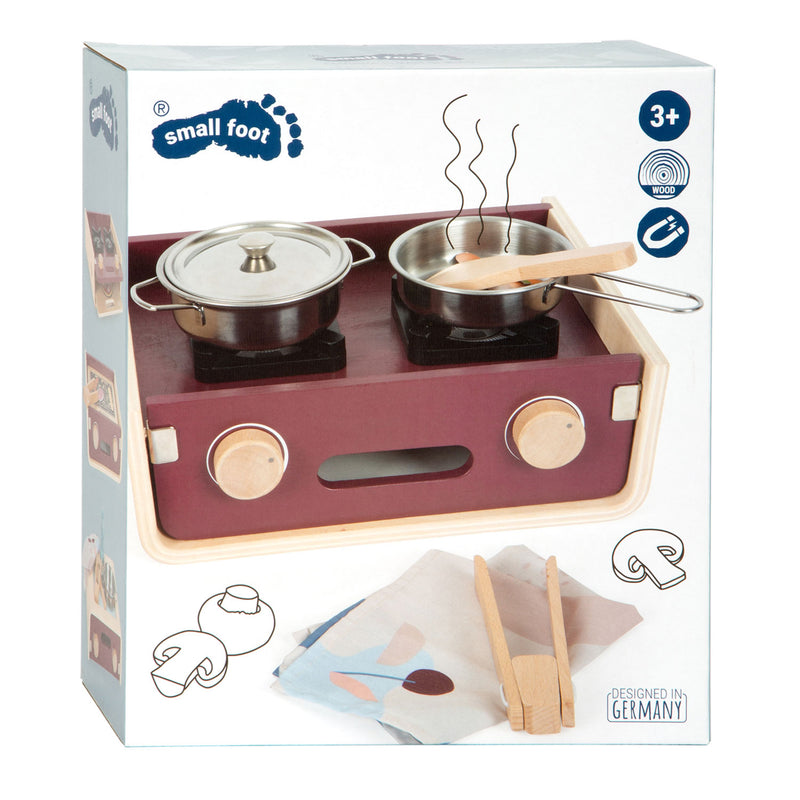 Afbeelding laden in galerijviewer, Small foot - houten camping speelkeuken tasty, 9dlg.
