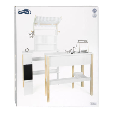 Small foot - houten winkel wit compact