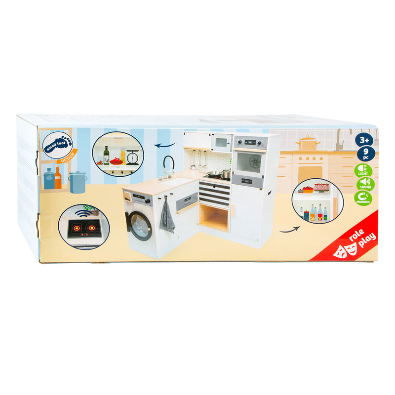 Load image into Gallery viewer, Small Foot Houten Modulaire Speelkeuken XL Wit, 9dlg.
