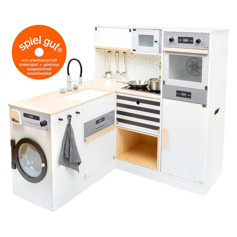 Load image into Gallery viewer, Small Foot Houten Modulaire Speelkeuken XL Wit, 9dlg.
