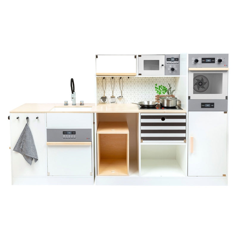 Load image into Gallery viewer, Small Foot Houten Modulaire Speelkeuken XL Wit, 9dlg.
