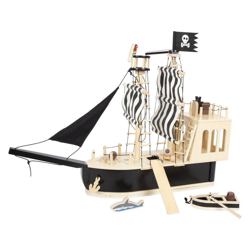 ギャラリービューアに画像をロードする, Small foot - houten poppenhuis piratenboot
