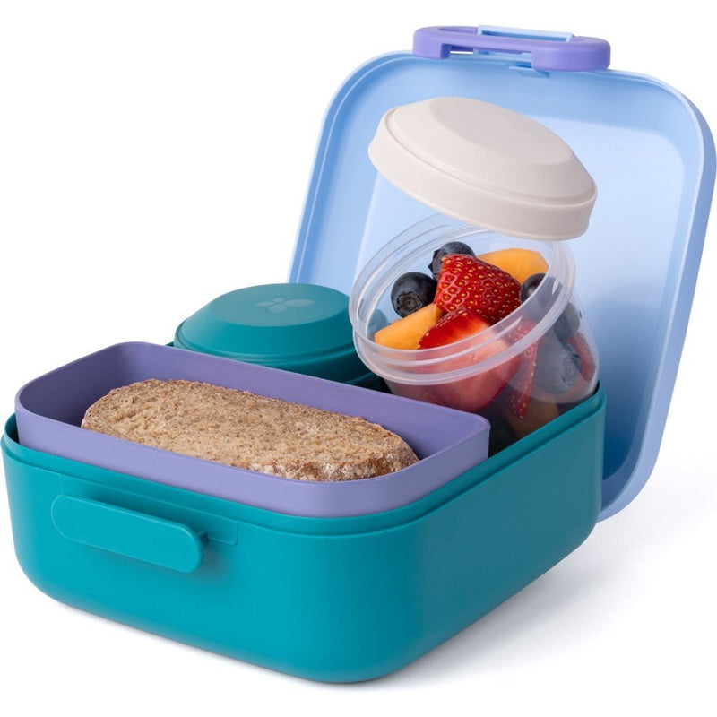 Load image into Gallery viewer, Amuse rikko lagoon sky lunchbox blauw paars
