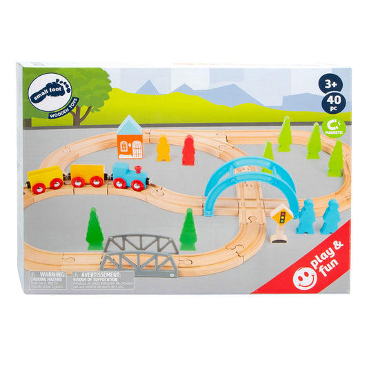 Small foot - houten treinset big journey, 40dlg.