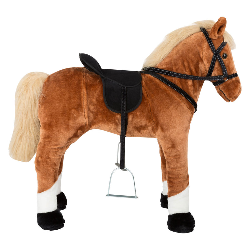 Load image into Gallery viewer, Small Foot Houten Hobbypaard Bruin Staand met Geluid
