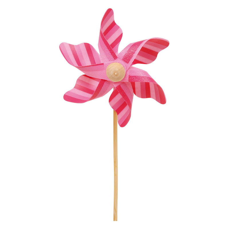 Load image into Gallery viewer, Small foot - windmolen met houten stok 28cm, 24st.
