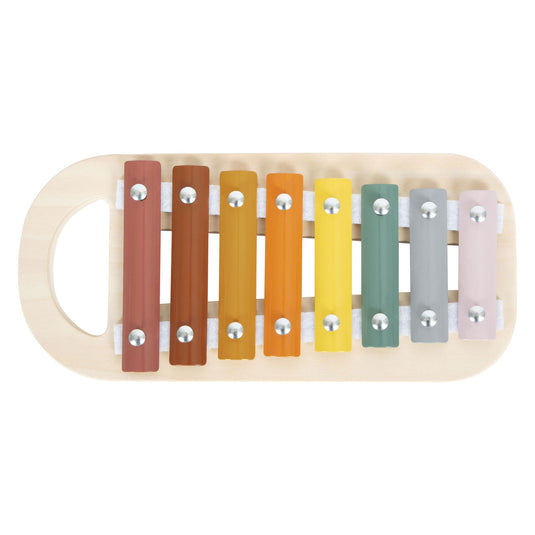 Small foot - houten xylofoon en hamerbank safari, 5dlg.