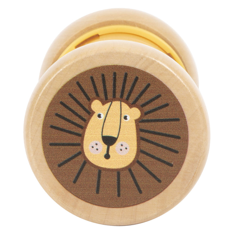 Load image into Gallery viewer, Small foot - houten regenmaker rammelaar safari

