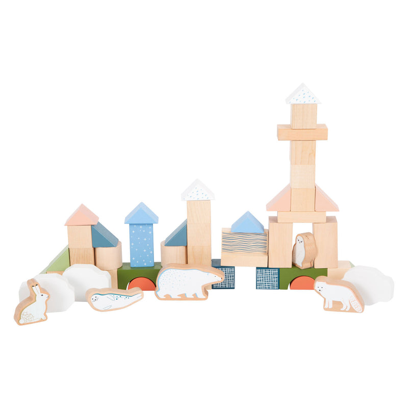 Load image into Gallery viewer, Small foot - houten bouwblokken arctic, 20dlg.
