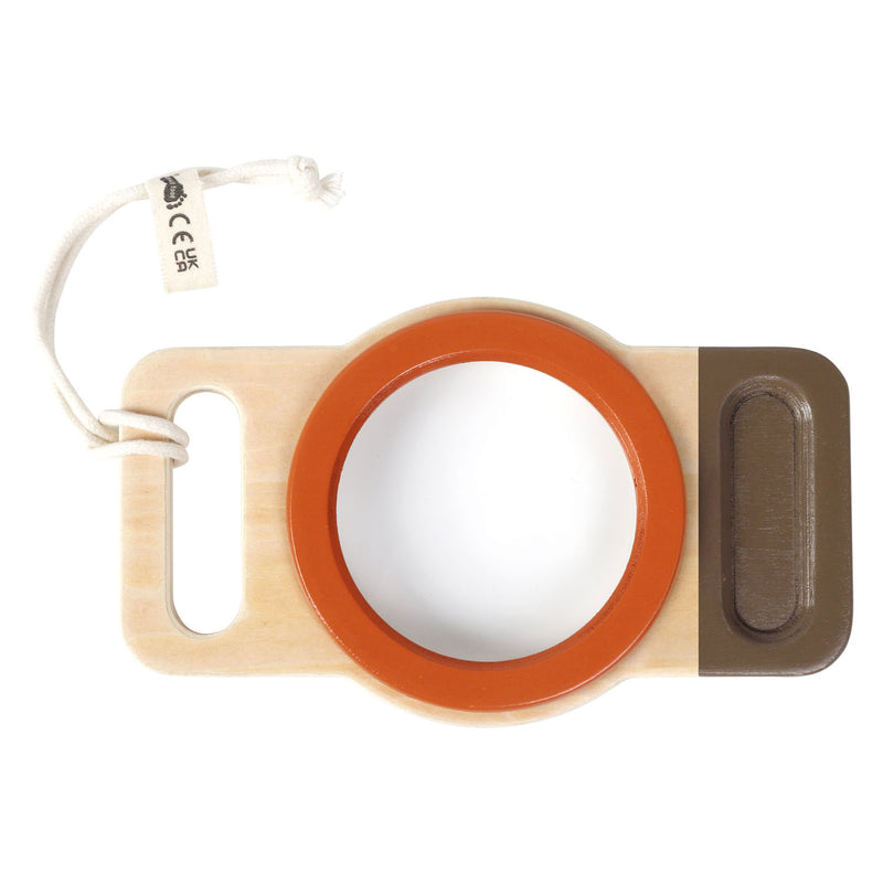 Load image into Gallery viewer, Small foot - houten xxl vergrootglas discover
