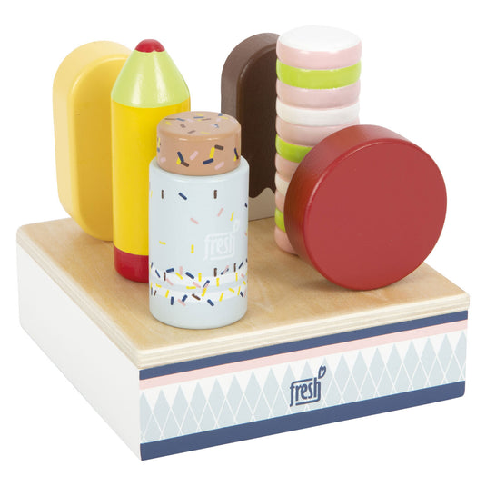 Small foot - houten ijsjes fresh met standaard, 7dlg.